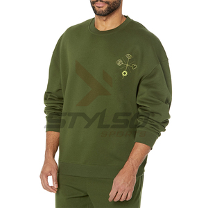 Chándal ecológico de invierno con cuello redondo de algodón personalizado de alta calidad para hombre con nuevo diseño - Product Image 4