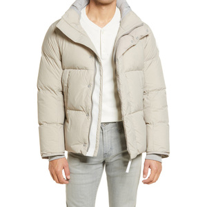 Vestes matelassées écologiques à col montant personnalisées de luxe pour hommes, mode 2024, style streetwear, chaudes pour l'hiver à des prix raisonnables - Product Image 2
