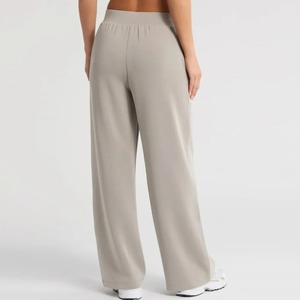 High quality <b>Women</b> Cargo Sweatpants Wide Leg <b>Fleece</b> Unisex Pants for <b>Women</b> Fall Winter Baggy High Waisted <b>Joggers</b> with Pockets - Product Image 6