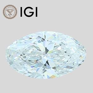 เพชรโมวาล 4 กะรัต E VVS2 รับรองโดย IGI ทรงโมวาล แบบหลวม - Product Image 1