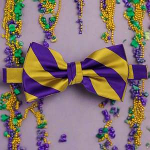 Stylish Men's Polyester <b>Bow</b> <b>Ties</b> Solid Color Silk Cravat for <b>Tuxedos</b> Wedding Parties Marriages Fashionable Stripes Butterfly - Product Image 5