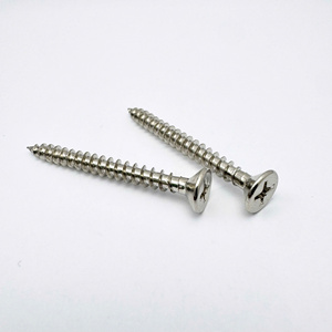 Vít tự khoan M3.9 Việt Nam Cks, đầu bằng, mạ kẽm niken, đầu chìm, tiêu chuẩn DIN 7982, chất liệu C1022, sản xuất tại Việt Nam, phụ kiện THV - Product Image 1