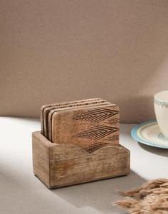 High Quality Customizable Square Walnut Wood <b>Coasters</b> Quality <b>Wooden</b> <b>Coasters</b> for Wholesale High Quality Blank Mats & Pads - Product Image 2