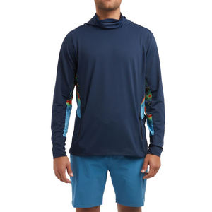 Venta al por mayor camisas de pesca logotipo personalizado impresión protección solar pesca sudaderas con capucha manga larga pesca Sudadera con capucha Jersey - Product Image 3