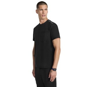 2026 T-shirt de base médical professionnel pour hommes, respirant, pour uniforme de médecin et d'infirmière, usine OEM - Product Image 3