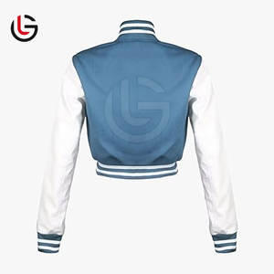 <span class=keywords><strong>Giacca</strong></span> Letterman <span class=keywords><strong>Oversize</strong></span> da <span class=keywords><strong>Donna</strong></span>, Materiale Lavorato a Maglia Resistente, Comoda e Traspirante, Imbottitura in Cotone Invernale, Fodera in Lana - Product Image 3