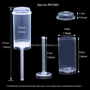 Contenitore Push Pop in plastica per uso alimentare Design facile da riporre per servire il gelato cocktail torte-utensili per torte - Product Image 6