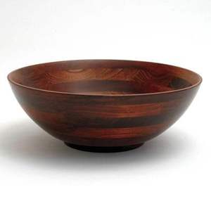 Elegant Acacia Wooden Eco-Friendly Round Serving Bowls for Home & Hotels Tabletop Kitchenware <b>Dinnerware</b> - Product Image 3