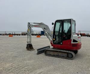 Mini-excavatrice Takeuchi TB240, 4 tonnes, compacte, diesel, sur chenilles |   Équipement de construction hydraulique – Meilleur prix de gros - Product Image 2