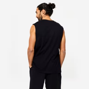OEM <b>Men</b> Athletic Black Tank Top Quick Dry Breathable Sleeveless <b>Gym</b> Fitness Workout Running <b>Vest</b> - Product Image 6