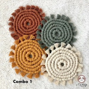 Tapis de Table tissé Accent décoratif fait à la main Boho napperon pour Table à manger cuisine Table basse et décor à la maison rustique - Product Image 4