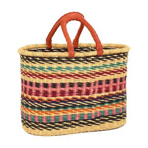 Sacs en jonc de mer personnalisés avec taille de logo, panier de sac en herbe de mer écologique pour produit de tissage - Product Image 2