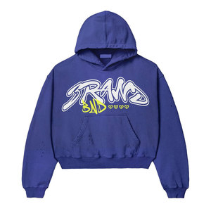 Chándal acampanado apilado de diseño personalizado con precio al por mayor, conjunto de 2 piezas para correr, ropa de buena calidad, chándal Vintage 400GSM - Product Image 4