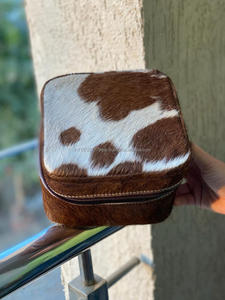 Joyero hecho a mano de cuero para mujer, caja de almacenamiento de joyería de viaje, el mejor regalo - Product Image 3