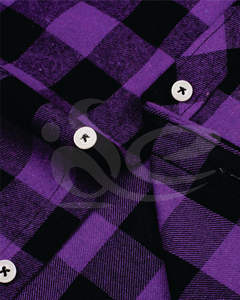 เสื้อเชิ้ตผ้าสักหลาดคุณภาพสูงสำหรับผู้ชายเสื้อผ้าลำลองแบบติดกระดุมแขนยาวทรงปกติทรงพอดีตัวสำหรับฤดูใบไม้ร่วง - Product Image 4