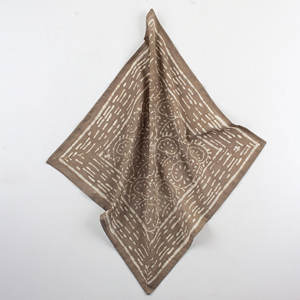 ผ้าพันคอสี่เหลี่ยมผ้าพันคอออกแบบมาสำหรับผู้หญิงผ้าพันคอผ้าฝ้าย100% คลาสสิกแฮนด์เมด - Product Image 4