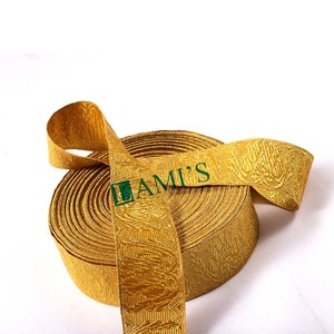 Vente en gros de vêtements en or de meilleure qualité tresse de dentelle d'uniforme de cérémonie galon à vendre - Product Image 4