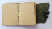 Journaux clés en cuir en relief de fleurs sur mesure fabriqués avec du vieux papier bordé d'aspect antique en taille 5*7 pouces