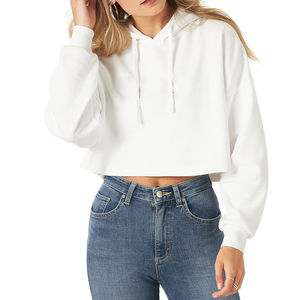 Sweat-shirt à capuche pour femme de qualité supérieure avec logo personnalisé, couleurs unies, 100% coton, manches longues, de haute qualité - Product Image 1