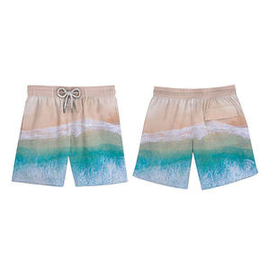 Shorts de bain pour hommes, vêtements de plage, séchage rapide, légers, respirants, maillots de bain d'été confortables, taille élastique, style surf, quotidien - Product Image 1