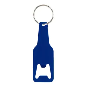 Apribottiglie Personalizzati in Alluminio con Portachiavi per Promozioni - Product Image 1