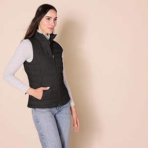 Venta Directa de Fábrica, Chaleco Acolchado con Cierre y Cuello en V, Personalizable, Transpirable, de Alta Calidad, para Hombre, Invierno, Casual - Product Image 5