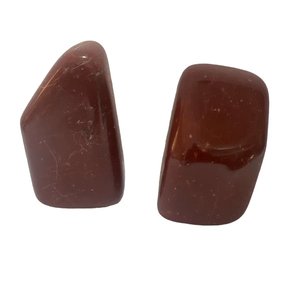 Pierre de jaspe rouge polie naturelle, forme libre, cristal pour la décoration de la maison de style ange, énergie de mise à la terre et guérison - Product Image 1