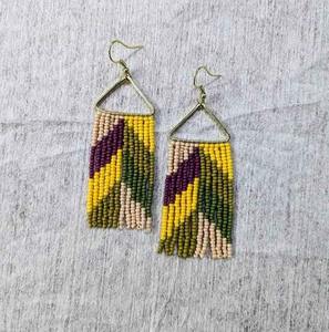 Pendientes de Cuentas de Primera Calidad, Diseño Floral Ligero, Estilo Clásico Vintage de Lujo, Joyería Hecha a Mano, a la Moda - Product Image 4