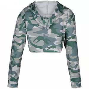 Material de lana de alta calidad 2025, el mejor diseño, Top corto para mujer, sudaderas con capucha, nuevo Top corto personalizado, sudaderas con capucha para mujer, alta calidad personalizada - Product Image 3