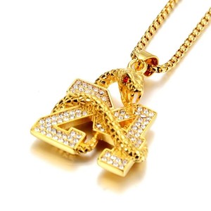 Colgante de letra de nombre personalizado de Plata de Ley 925, joyería de rapero de diamantes de moissanita, ajuste de bisel de dos tonos de oro rosa Cristiano - Product Image 3