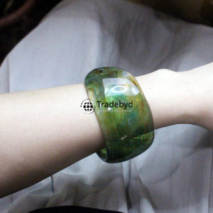 กำไลเรซิ่นศิลปะทำด้วยมือที่ไม่ซ้ำกันสวมใส่เครื่องประดับศิลปะโดย tradebyd - Product Image 5