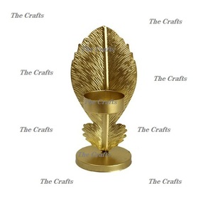 Bestest Design Candle <b>Holder</b> Handmade Metal Gold Color <b>Tealight</b> Candle <b>Holder</b> For Table Top Decoration Use - Product Image 6