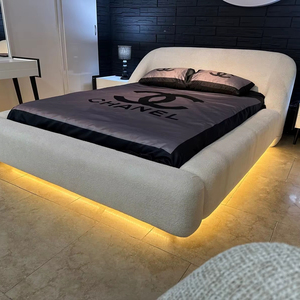 Lit de rangement moderne et confortable Monza Premium avec revêtement en velours, fonctionnalités réglables, design écologique - Meubles de chambre à coucher luxueux - Product Image 1