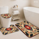 Custom Printed <b>Mat</b> <b>Bathroom</b> Rug <b>Set</b> for <b>Bathroom</b> Non-Slip Shower Curtain Bath <b>Mat</b> - Product Image 4