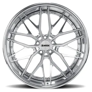ZMXX 19 20 21 inch forged alloy wheels 5x112 5x130 polish chrom car rims