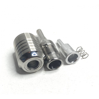 Poignées de tatouage à cartouche Tubes de poignée torsadée réglables de 32mm Machine de tatouage en aluminium d'avion de sculpture CNC