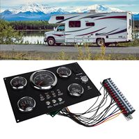 5 Gauge Set with Instrument Panel Tachometer 0-3000RPM 12V for Marine Boat Yacht