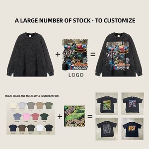 T-shirt Boxy Personnalisé en Coton Lourd Uni 100% avec Épaules Tombantes, T-shirts Oversize pour Hommes, T-shirt Oversize Vierge de Grammage Élevé - Product Image 5