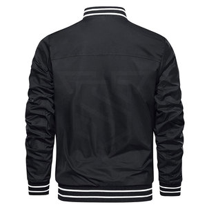Chaqueta Bomber de Nylon/Poliéster para Hombre al por Mayor con Cuello Alto, Impermeable, Transpirable y de Secado Rápido, Ideal para Invierno - Product Image 3
