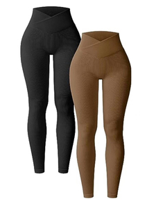 Pantalon de fitness taille V levage des fesses leggings de yoga pour femmes - Product Image 3