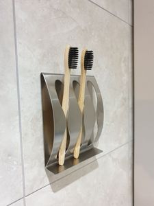 Portacepillos de Dientes Compacto de Metal para Viajes, Ideal para Baños, Proporciona Almacenamiento Ligero y Resistente - Product Image 6
