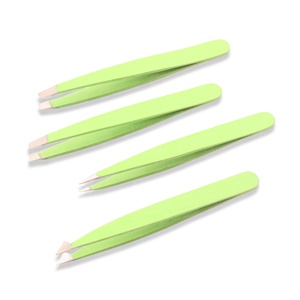 Pinzas para Cejas de Alta Precisión Importadas de Japón, No Corrosivas, Hechas a Mano, Herramienta de Belleza para Mujeres, Ángulos Personalizados - Product Image 1