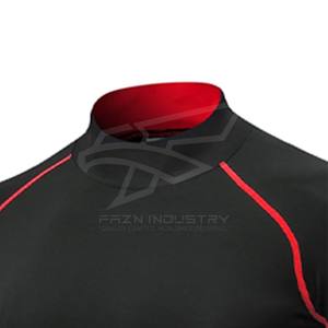 Personalizada de manga corta MMA BJJ Rash Guard para hombres ajuste de compresión de secado rápido protección UV sublimada No Gi camisa de entrenamiento OEM - Product Image 4