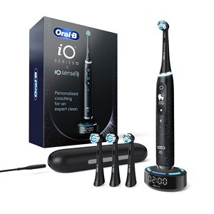 Cepillo de Dientes Eléctrico Recargable Oral-B i10 Negro, 1 Cabezal de Repuesto, Estuche de Viaje Recargable, i10 - Product Image 1