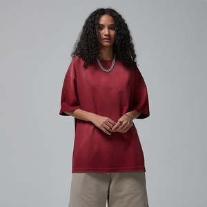 เสื้อยืดผ้าฝ้ายสะพายไหล่ทรงหลวมสำหรับผู้ชายเสื้อยืดพิมพ์ลายกรดสไตล์บอยซี่วินเทจ - Product Image 6