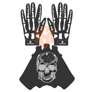 Custom American Football Receiver <b>Gloves</b> Hand Grips Lightweight <b>Silicone</b> Non-Slip Full-Finger Stretch Design Adjustable Hook - Product Image 4