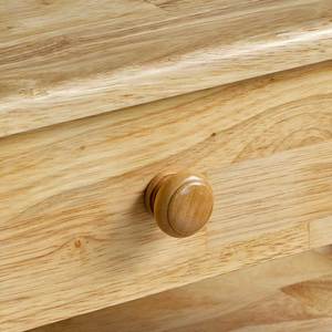 75x36x78cm Mobile <b>Kitchen</b> <b>Shelf</b> with Drawers Durable Rubber Wood KB68044 Storage <b>Unit</b> - Product Image 6