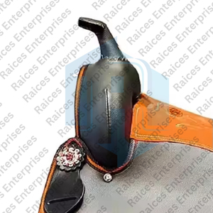 Colección al por mayor de monturas occidentales reutilizables de cuero sintético y genuino con accesorios para uso ecuestre inglés y de carreras - Product Image 2