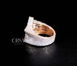 แหวนเพชรรูปดาวที่สง่างามได้รับการออกแบบมาสำหรับโอกาสพิเศษหรืองานหมั้นในราคาที่ดีที่สุด - Product Image 3