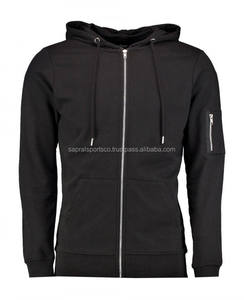 เสื้อฮู้ดซิปแบบขายส่ง คุณภาพสูง ผ้าฝ้ายฟลีซ 100% ทรงปกติ กันยับ แห้งเร็ว เสื้อผ้าสตรีทแวร์สำหรับฤดูหนาว - Product Image 2